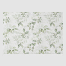 Botanisches Leaf Muster Seidenpapier