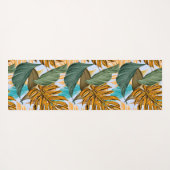 Botanisches Leaf-Muster Yogamatte (Rückseite (Horizontal))