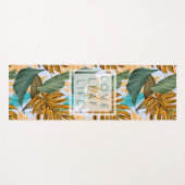 Botanisches Leaf-Muster Yogamatte (Vorderseite (Horizontal))