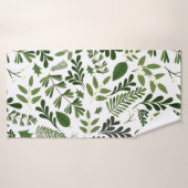 Botanisches Leaf- und Berries-Eigenwarenmuster Badehandtuch (Badehandtuch)