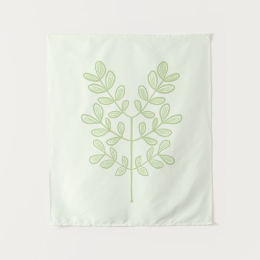 Botanisches Leaf Wandteppich (Vorderseite)