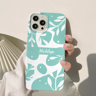Botanisches Licht Personalisiert Blütenblütenblüte Case-Mate iPhone 14 Hülle