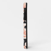 Botanisches Lichtpfirsichmuster Case-Mate iPhone Hülle (Hinten/Links)