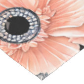 Botanisches Lichtpfirsichmuster Tischdecke (Schrägansicht)