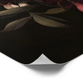 Botanisches Liedvogel Botanische Vogel Wandkunst, Poster (Ecke)