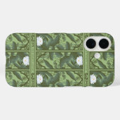 Botanisches Lotus-Muster - Der weiße Lotus Case-Mate iPhone Hülle (Rückseite (Horizontal))