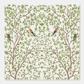 Botanisches Marmormuster Smooth Vinyl Wallpaper Tapete (Vorderseite)