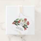 Botanisches Mercury-Logo-Geschäft Geschenkanhänger (Beispiel)