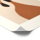 Botanisches minimalistisches Wandkunst-Set | Abstr Poster (Ecke)