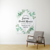 Botanisches Minze-Brautparty aus frischen Blättern Wandteppich (Beispiel)