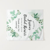 Botanisches Minze-Brautparty aus frischen Blättern Wandteppich (Vorderseite (Horizontal))