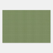 Botanisches Mistletoe Klassisches Blumenmuster Geschenkpapier Set (Vorderseite 3)