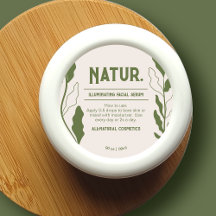 Botanisches, modernes Muster - Kosmetikprodukt