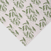 Botanisches, modernes Musterpapier Seidenpapier (Ausschnitt)