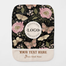 Botanisches Monogramm der modernen trendy Wildblum