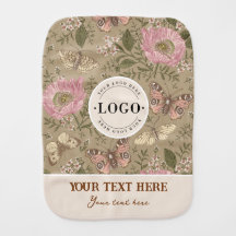 Botanisches Monogramm der modernen trendy Wildblum