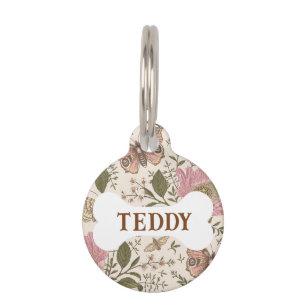 Botanisches Monogramm der modernen trendy Wildblum Haustiermarke