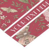 Botanisches Monogramm für die Hochzeitstil-Wildblu Kurzer Tischläufer (Ecke)