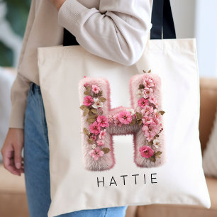 Botanisches Monogramm Junggesellinnenabschied Indi Tragetasche