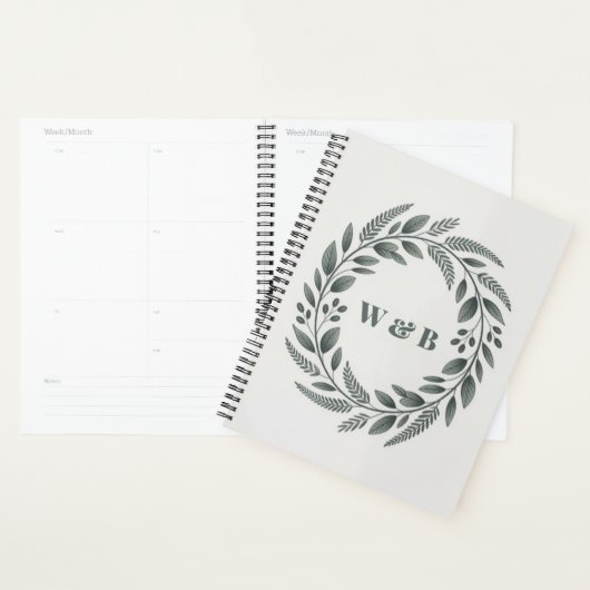 Botanisches Monogramm-Kranz Planer (Anzeige)