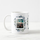 Botanisches Monogramm mit Foto Kaffeetasse (Links)