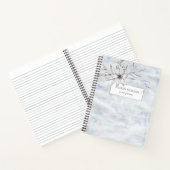 Botanisches Monogramm Notizblock (Innenseite)