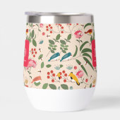 Botanisches Monogramm von handgezogenen Blütenbien (Rechts)