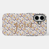 Botanisches Muster anpassen Case-Mate iPhone Hülle (Rückseite (Horizontal))