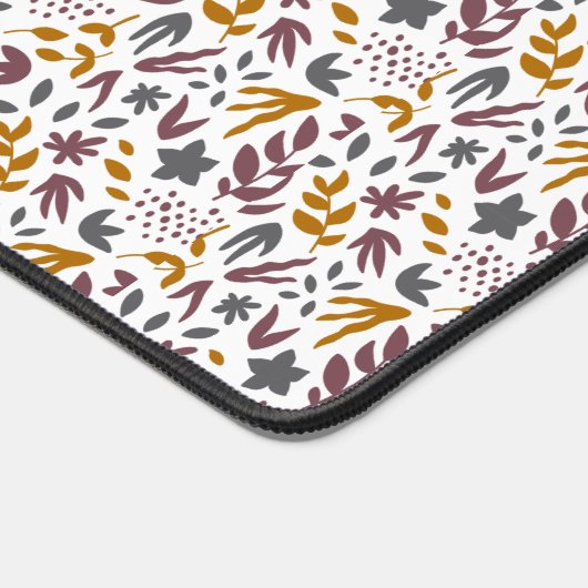 Botanisches Muster anpassen Schreibtischunterlage (Ecke)