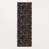 Botanisches Muster anpassen Yogamatte (Rückseite)