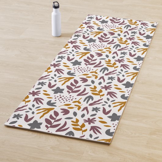 Botanisches Muster anpassen Yogamatte (Beispiel)