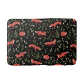 Botanisches Muster-Bath-Mat Badematte (Vorderseite)