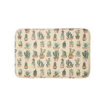 Botanisches Muster Cacti Illustration