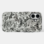 Botanisches Muster Case-Mate iPhone Hülle (Rückseite (Horizontal))
