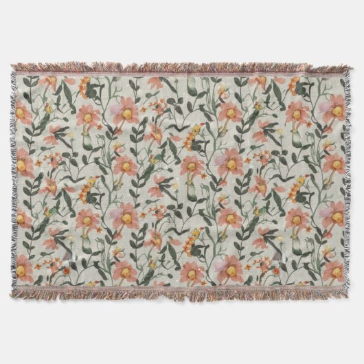 Botanisches Muster Decke (Vorderseite)