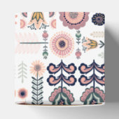 Botanisches Muster der Folkkunst Geschenkschachtel (Oben)