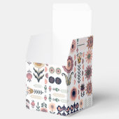 Botanisches Muster der Folkkunst Geschenkschachtel (Geöffnet)