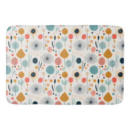 Botanisches Muster des MCM Retro Badematte (Vorderseite)