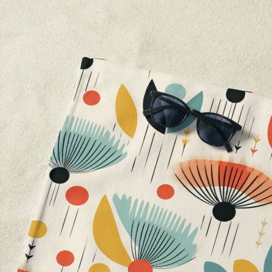 Botanisches Muster des MCM Retro Strandtuch (Beispiel)