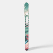 Botanisches Muster des tropischen Paradieses Case-Mate iPhone Hülle (Rückseite / Links)