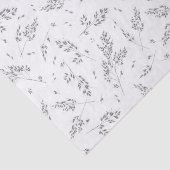 Botanisches Muster Elegant Boho Grass Seidenpapier (Detail)