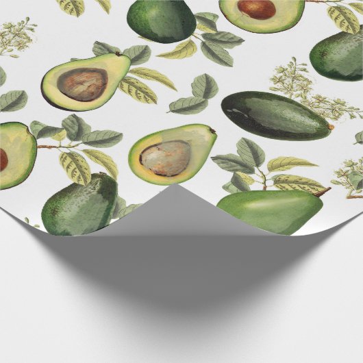 Botanisches Muster Geschenkpapier (Ecke)