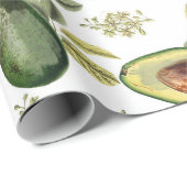 Botanisches Muster Geschenkpapier (Rolleneckpunkt)