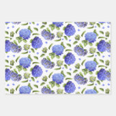 Botanisches Muster Geschenkpapier Set (Vorderseite)