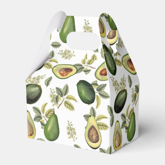 Botanisches Muster Geschenkschachtel (Rückseite)