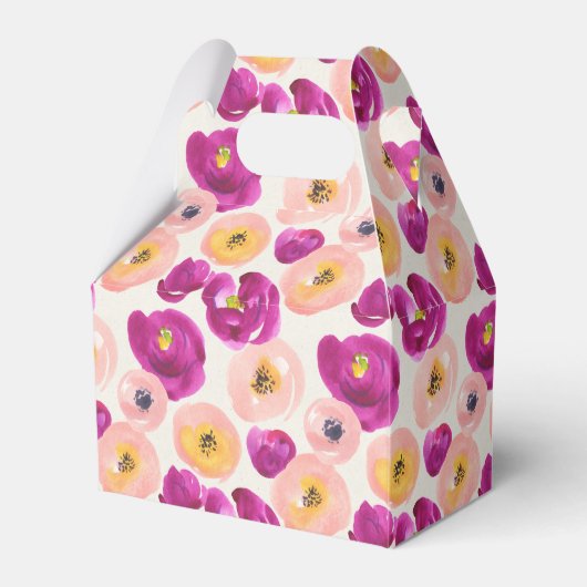 Botanisches Muster Geschenkschachtel (Vorderseite)