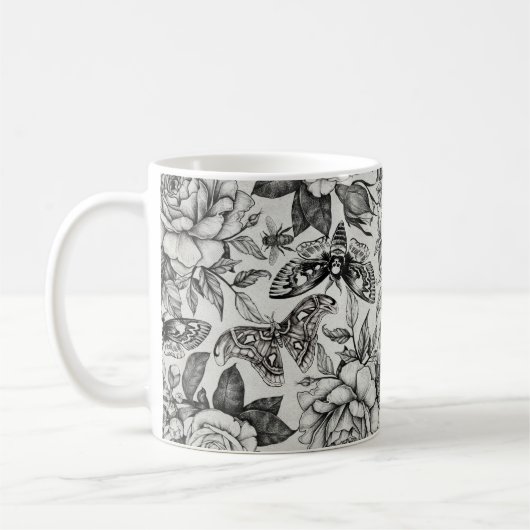 Botanisches Muster Kaffeetasse (Links)