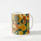 Botanisches Muster Kaffeetasse (VorderseiteRechts)