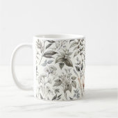 Botanisches Muster Kaffeetasse (Links)