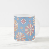 Botanisches Muster Mattglastasse (VorderseiteRechts)